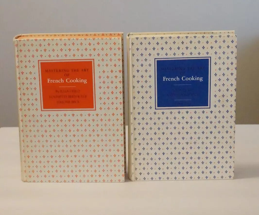 Mastering The Art French Cooking Volumes 1 and 2 by Julia Child - Signed Hardcover
