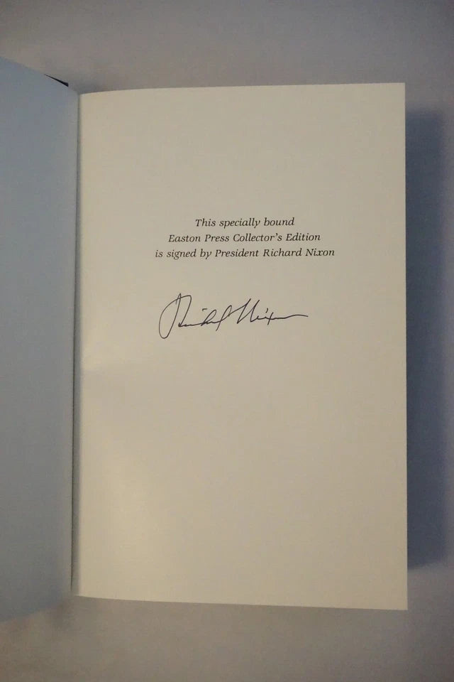 The Memoirs of Richard Nixon 1988 - Signed Easton Press Edition