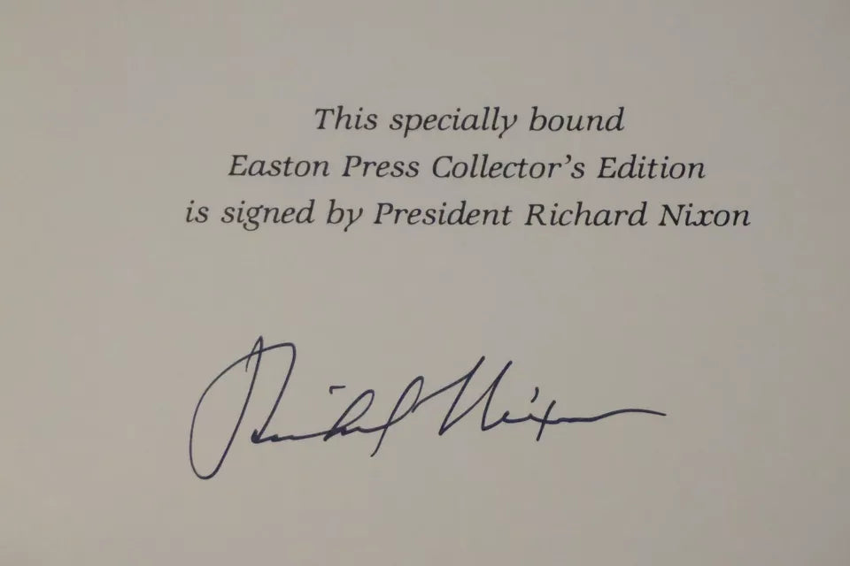 The Memoirs of Richard Nixon 1988 - Signed Easton Press Edition