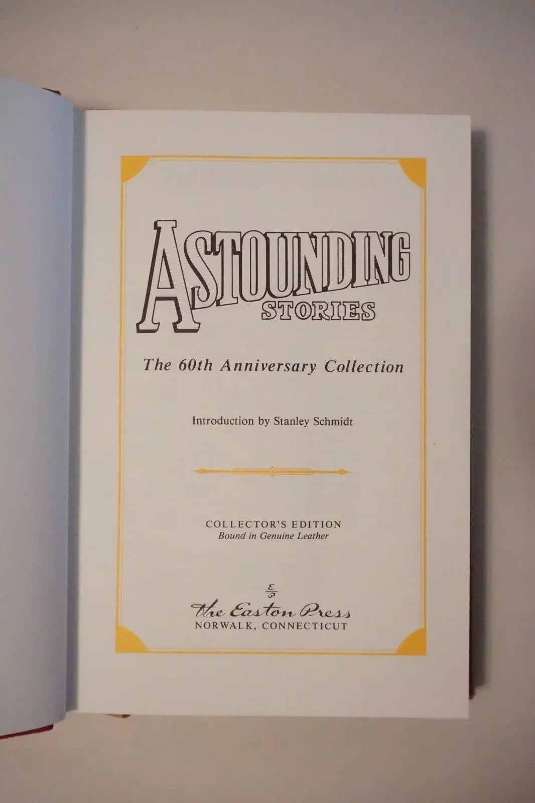 Astounding Stories Three Volume Set by Easton Press 1990 - Leatherbound