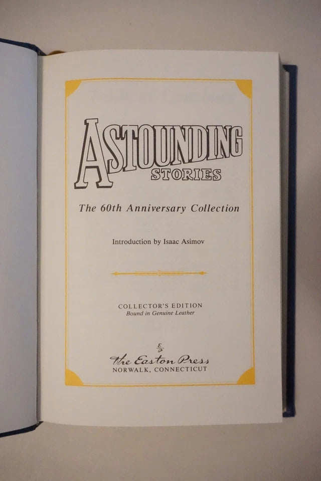 Astounding Stories Three Volume Set by Easton Press 1990 - Leatherbound