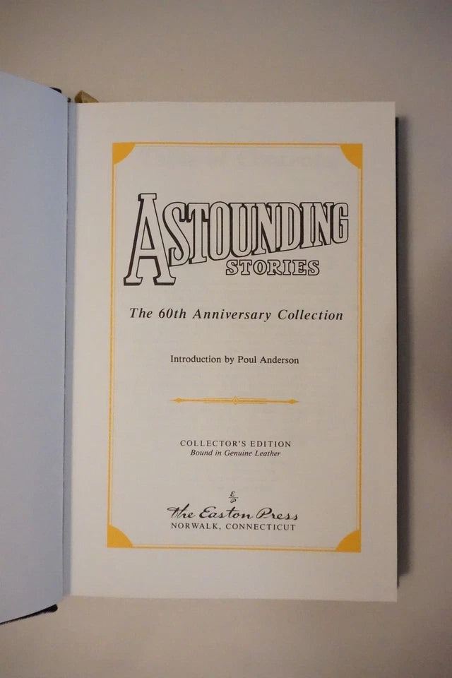 Astounding Stories Three Volume Set by Easton Press 1990 - Leatherbound