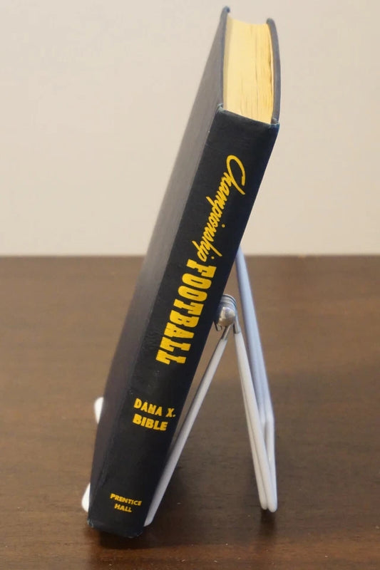 Dana X Bible signed Championship Football 1947- Signed 1st Edition