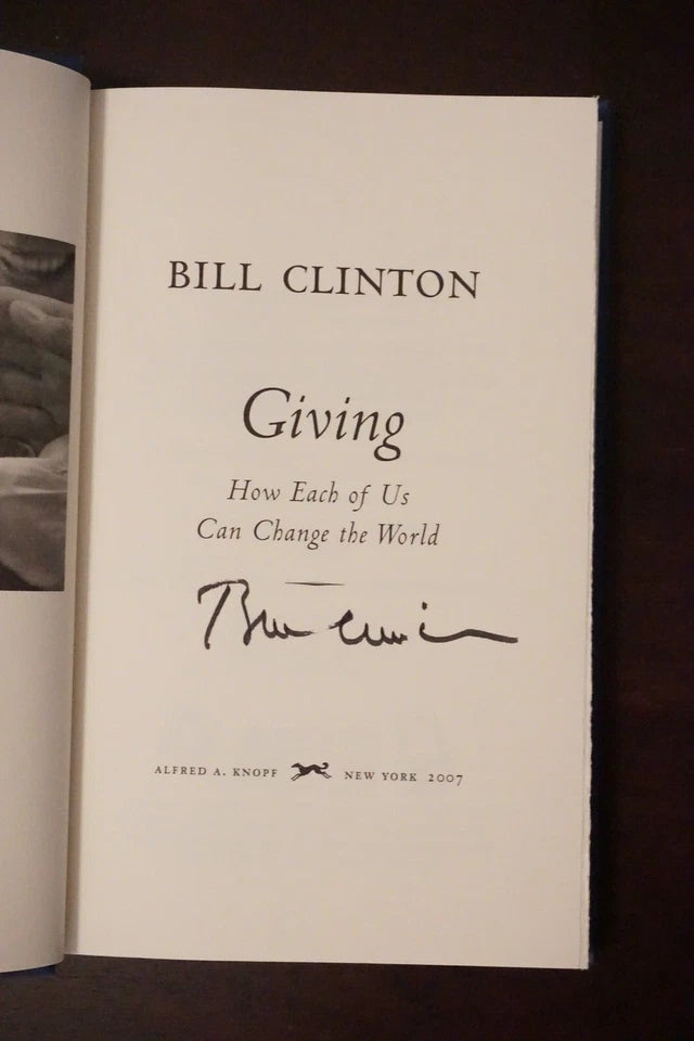 Giving by Bill Clinton 2007 - Signed 1st Edition