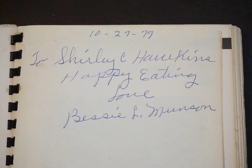 Bless the Cook by Bessie L. Munson 1978 - Signed 1st Edition
