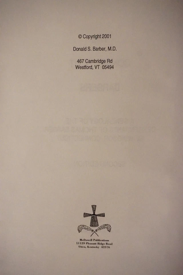 The Connecticut Barbers by Donald S. Barber 2001