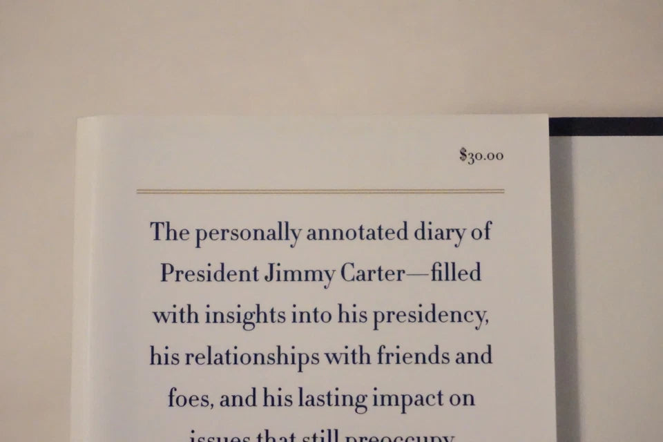 White House Diary by Jimmy Carter 2010 -With Signed Photo Jimmy & Rosalynn Carter