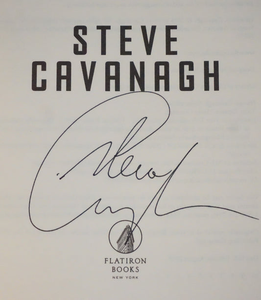 Thirteen by Steve Cavanagh 2019 Signed First US Edition Eddie Flynn HC