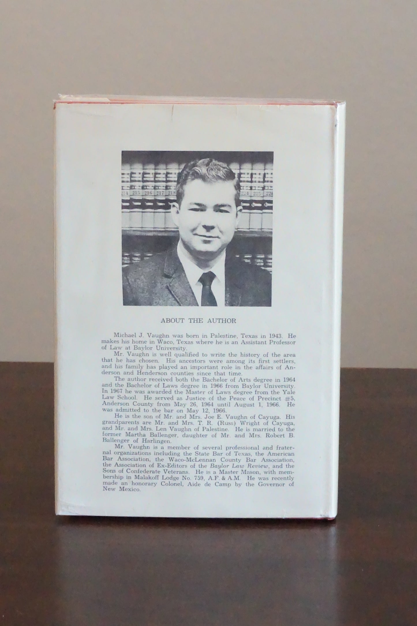 History of Cayuga and Cross Roads, Texas by Michael J. Vaughn 1967
