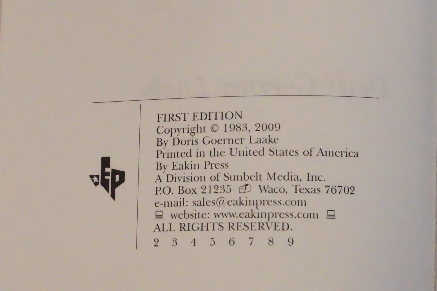 The History of Paige, Texas and Vicinity by Doris Goerner Laake 2009