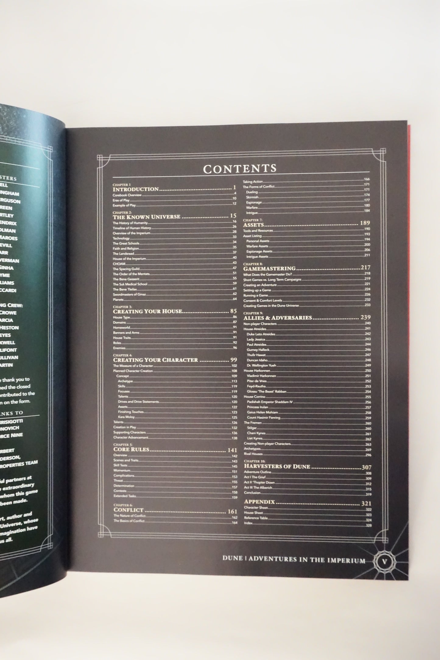 Dune - Adventures in the Imperium – Core Rulebook Harkonnen Collector's Edition