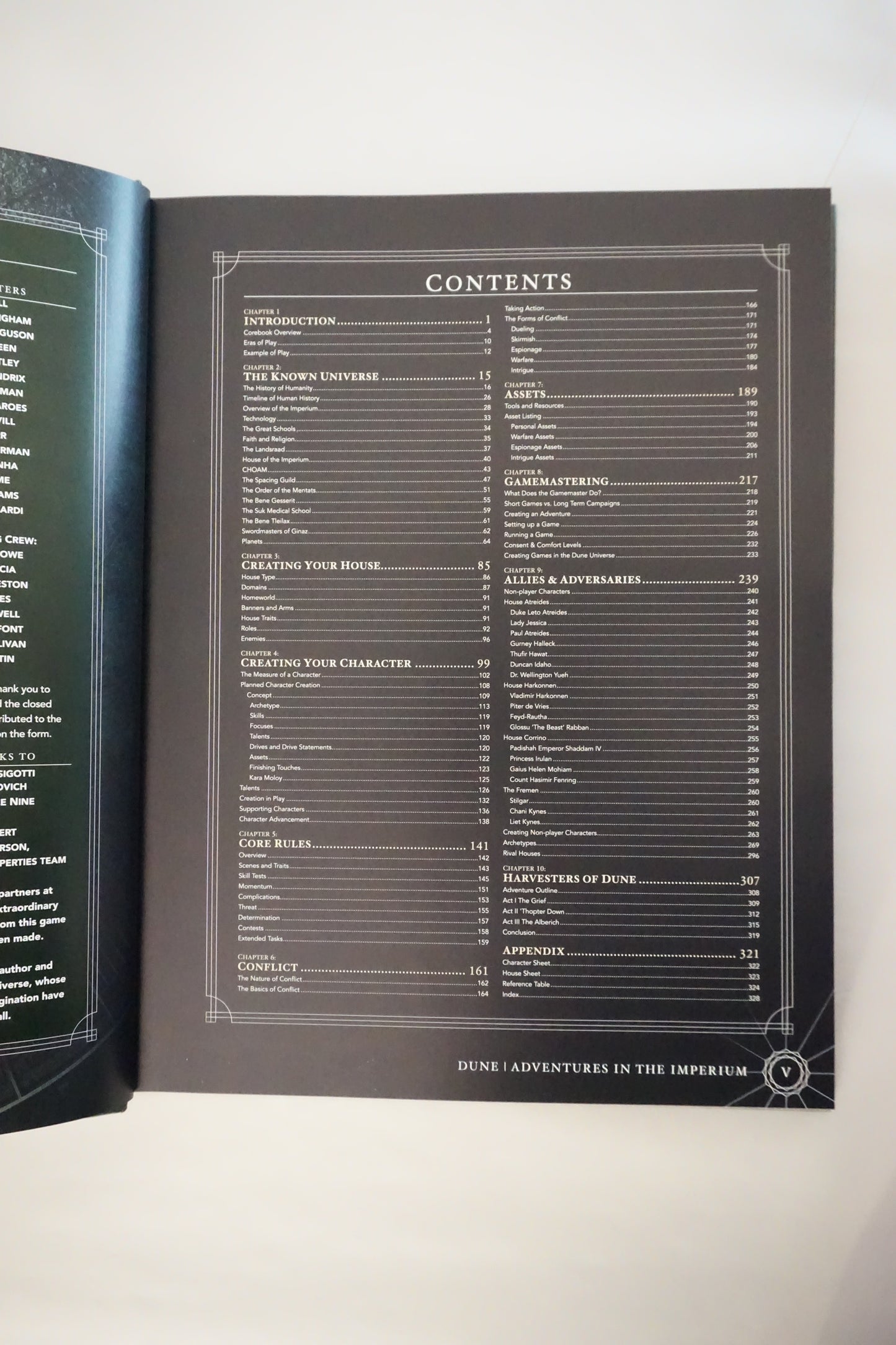 Dune - Adventures in the Imperium – Core Rulebook Atreides Collector's Edition