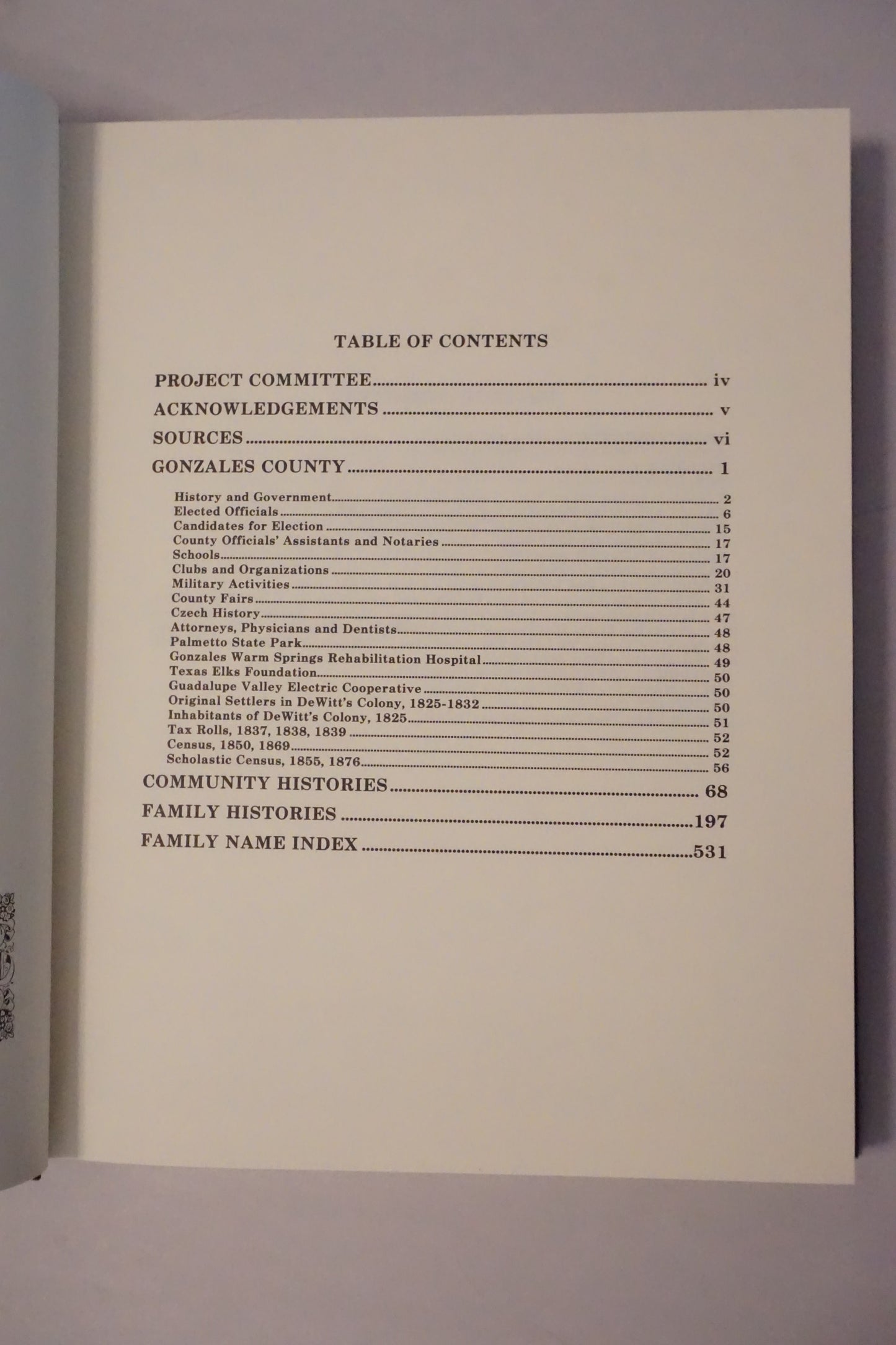 Gonzales County, Texas History Volume 1 - 1995