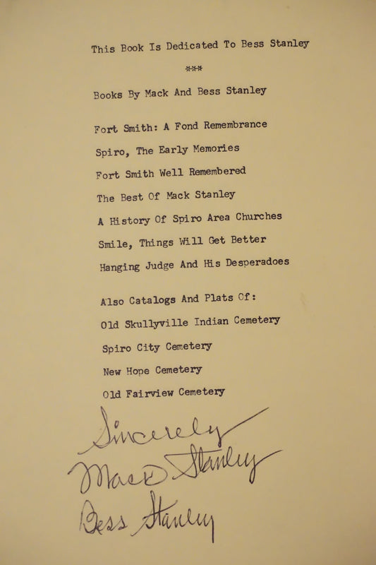 Hanging Judge and His Desperadoes by Mack Stanley 1983 - Signed Staplebound