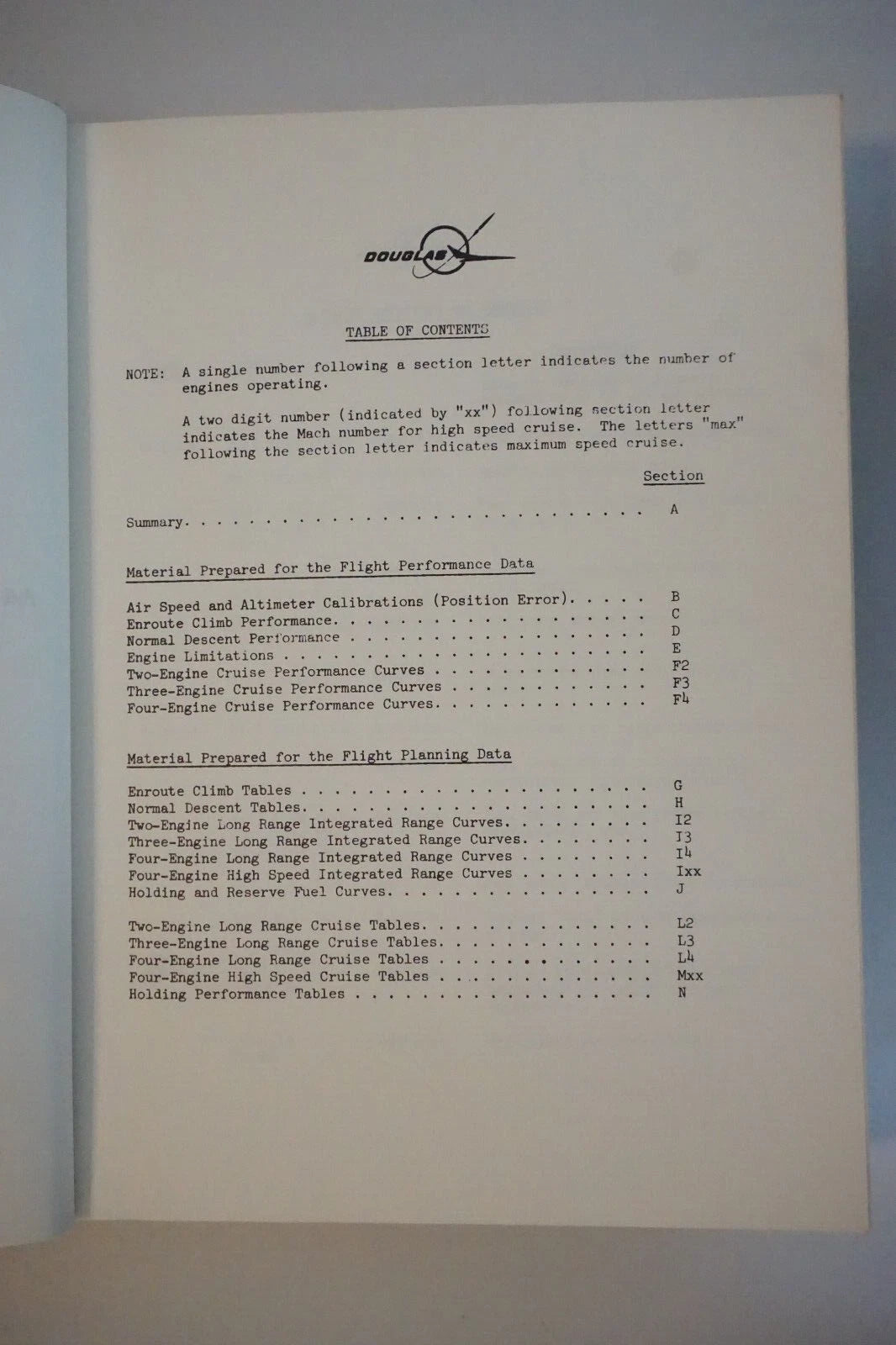 McDonnell Douglas DC-8-63 Flight Planning and Cruise Control Manual 1969