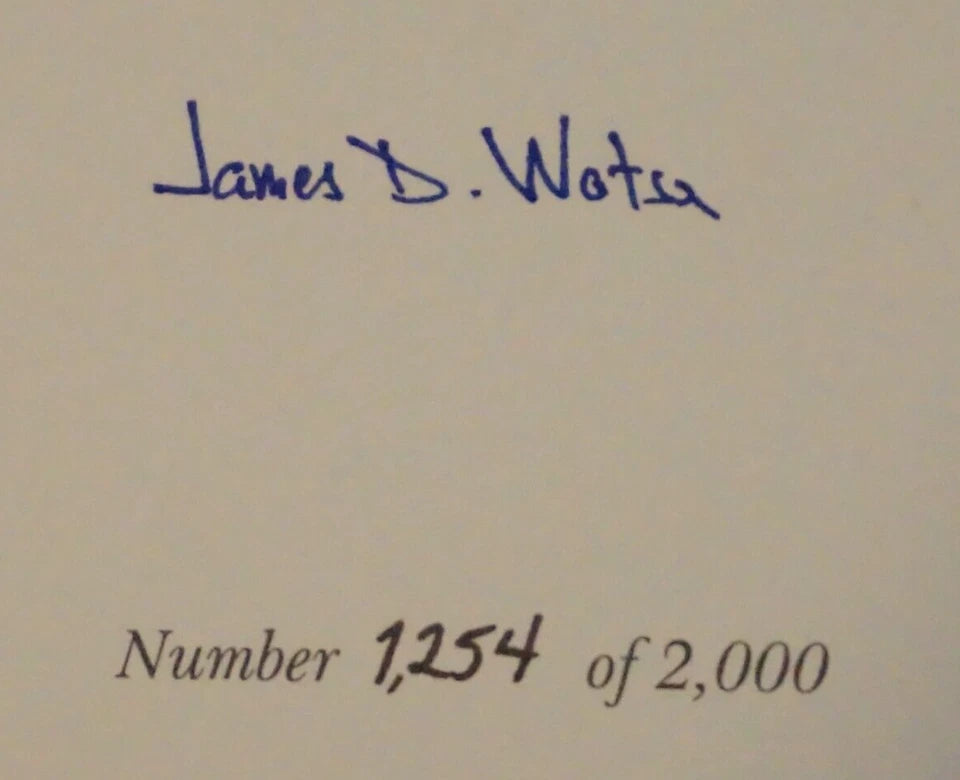 The Double Helix by James D. Watson 1998 - Signed Limited Edition Easton Press