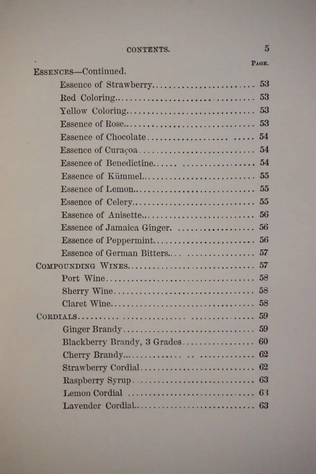 The Art of Blending and Compounding Liquors and Wines by Joseph Fleischman 1885