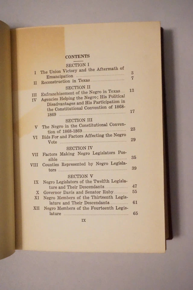 Negro Legislators of Texas by J. Mason Brewer 1935