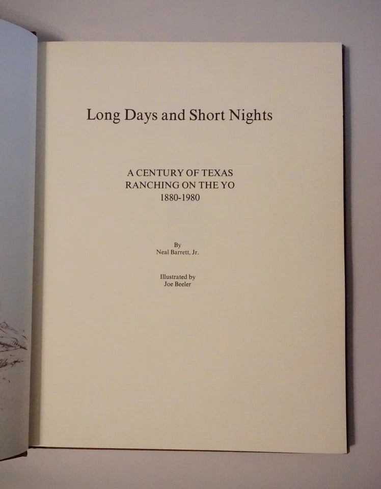 Long Days and Short Nights by Neal Barrett, Jr. 1980