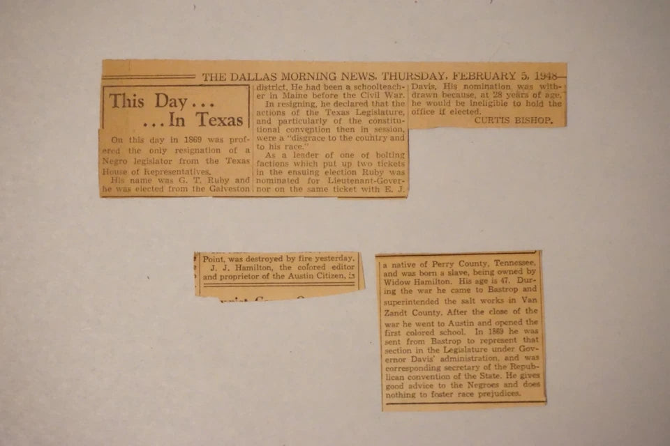 Negro Legislators of Texas by J. Mason Brewer 1935
