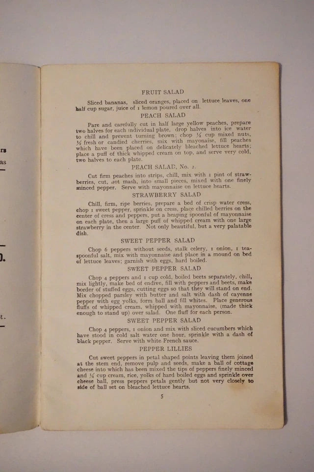 Very Rare Arkansas City, Kansas Cookbook - Early 1900's
