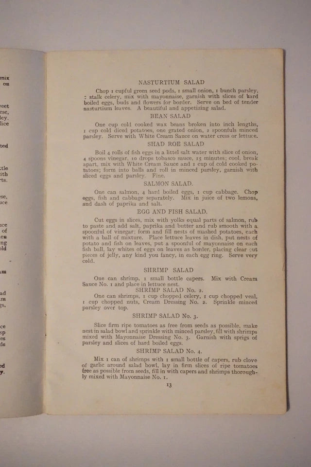Very Rare Arkansas City, Kansas Cookbook - Early 1900's