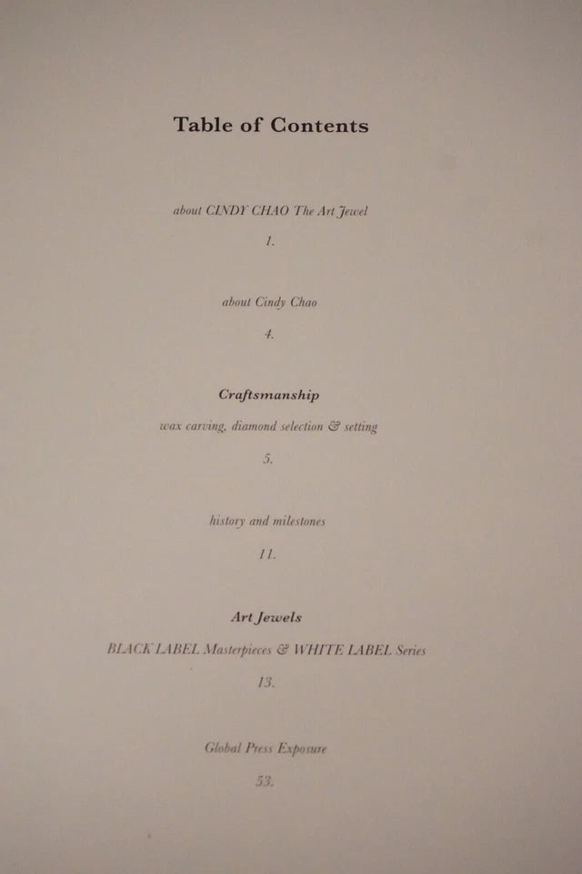 The Art Jewel by Cindy Chao - Signed