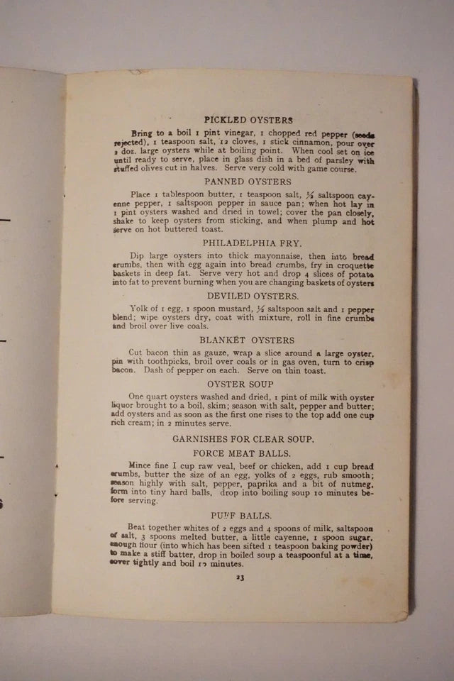 Very Rare Arkansas City, Kansas Cookbook - Early 1900's