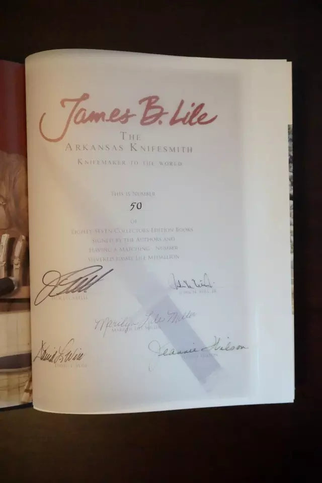 James B. Lile: The Arkansas Knifesmith Collector's Edition 2007 - Leather Slipcase