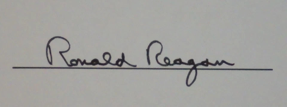 An American Life by Ronald Reagan 1990 - Signed