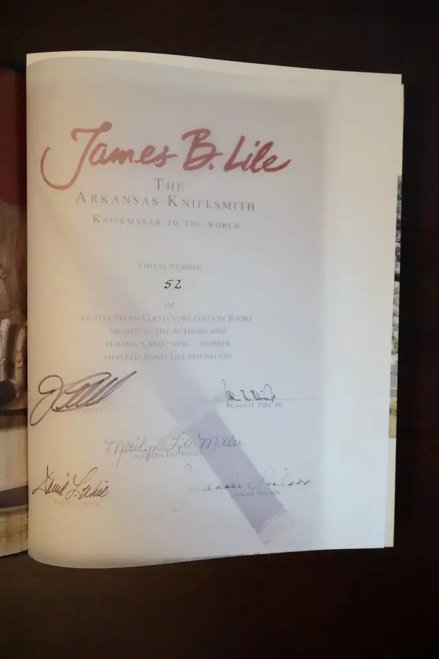 James B. Lile: The Arkansas Knifesmith Collector's Edition 2007 - Leather Slipcase