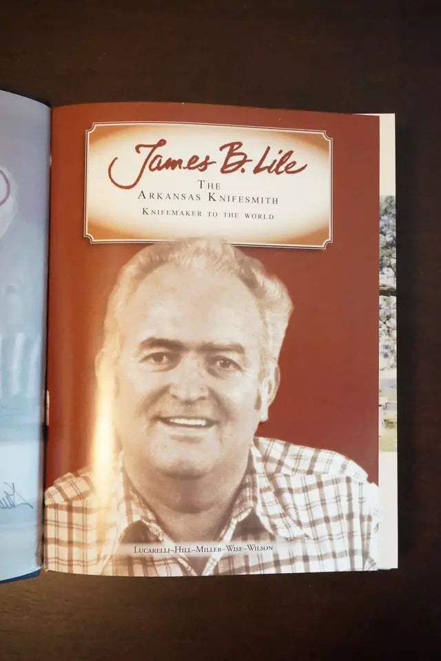 James B. Lile: The Arkansas Knifesmith Collector's Edition 2007 - Leather Slipcase