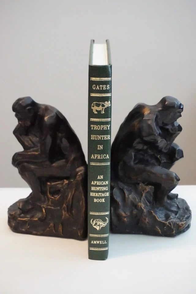 Trophy Hunter in Africa by Elgin T. Gates 1988 - Signed Limited Edition