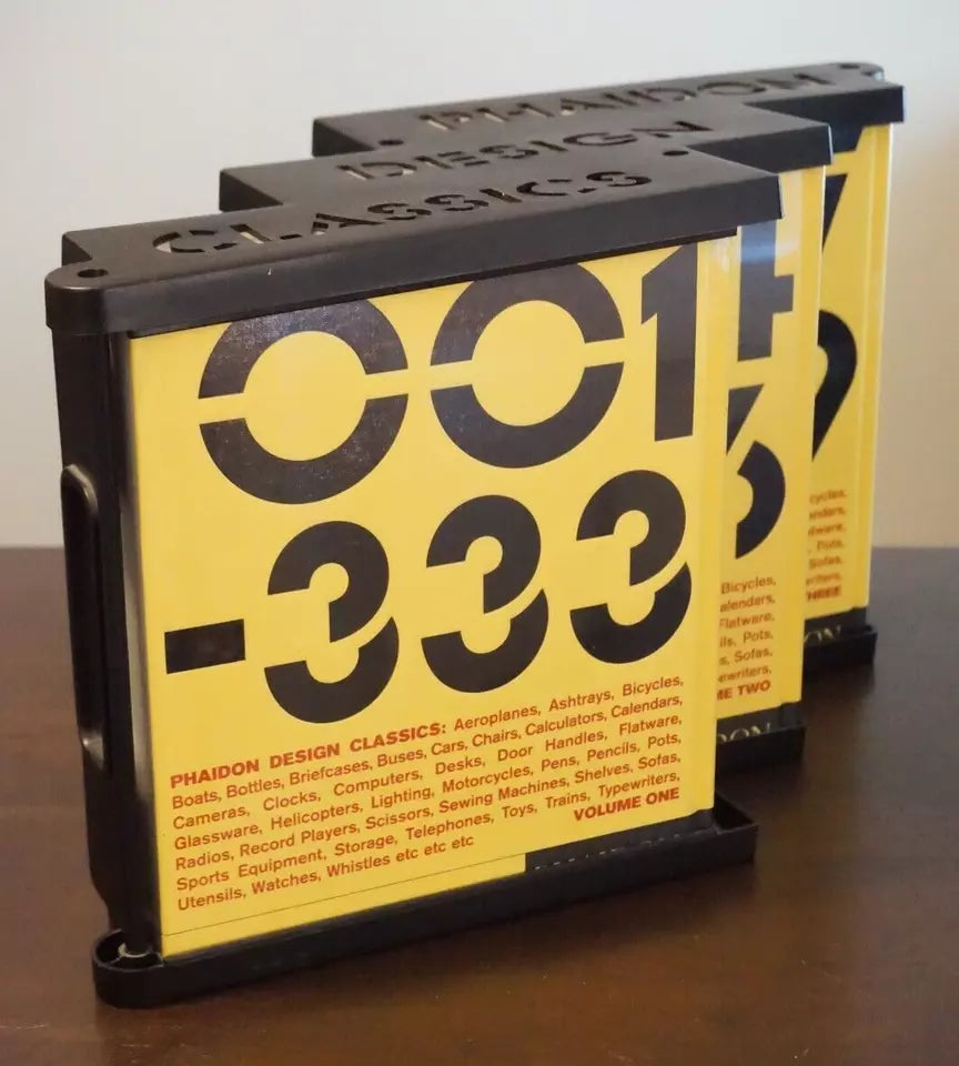 Phaidon Design Classics Volumes 1-3 in Original Carrying Case 2006