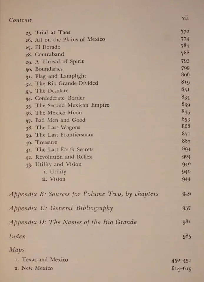 Great River: The Rio Grande in North American History by Paul Horgan 1954