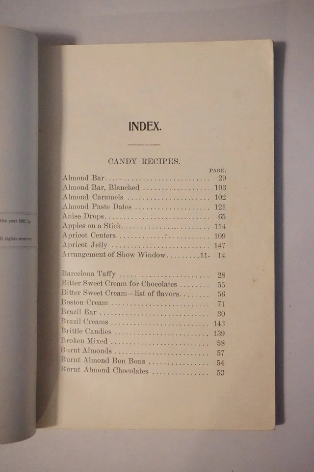 Very Rare 1902 Rigby's Reliable Candy Teacher