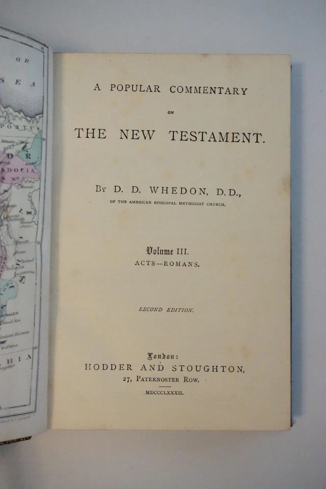 A Popular Commentary on The New Testament by Daniel D. Whedon 1874-1882 - Leather