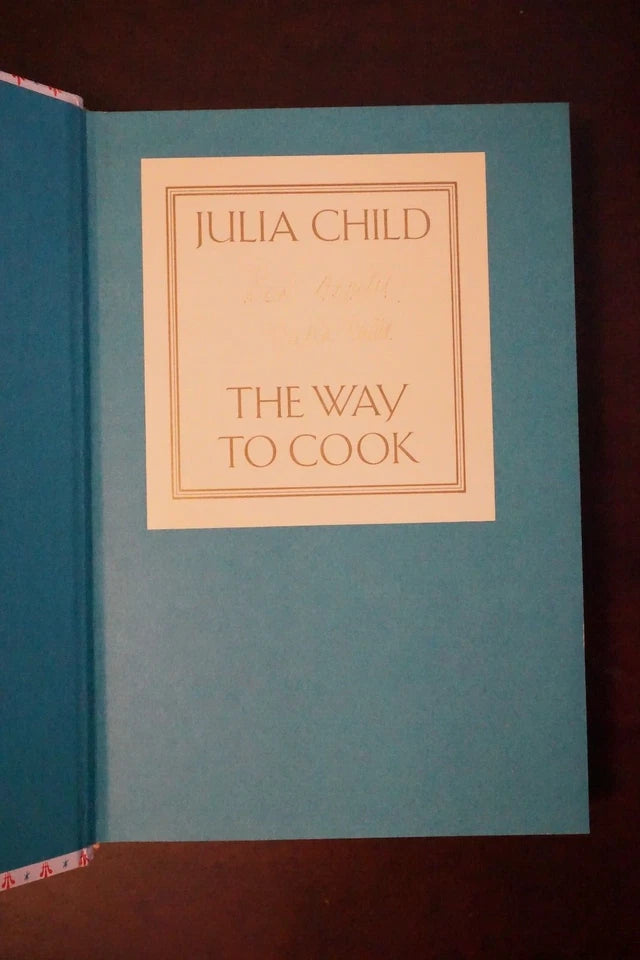 Mastering The Art of French Cooking by Julia Child 1961 - Signed BCE