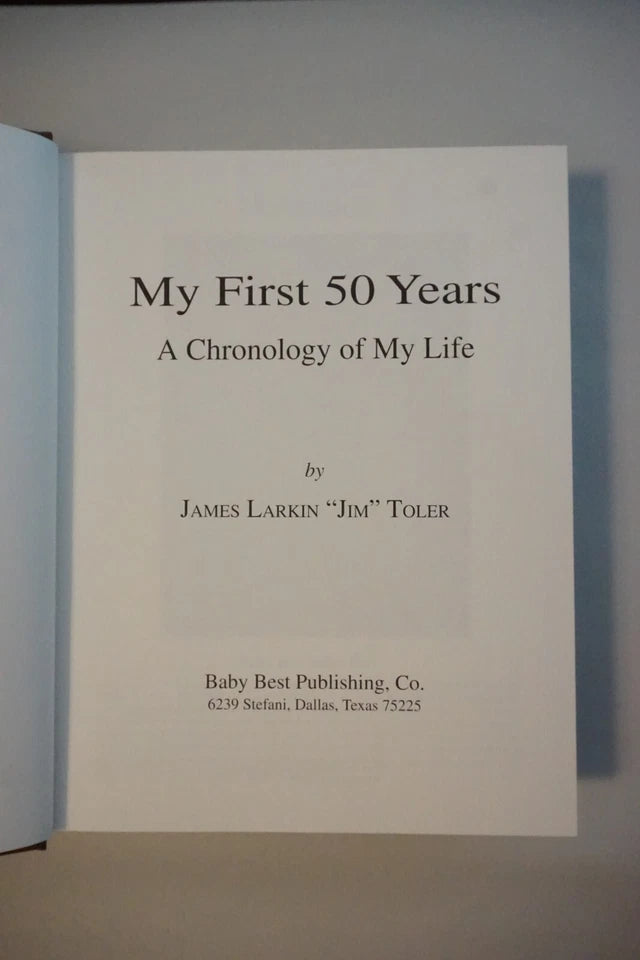 James Larkin Toler Collection - Back and Toler Family History