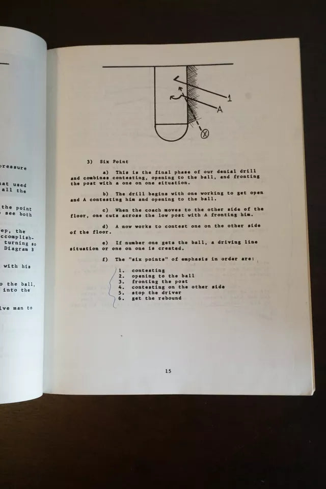 Bobby Knight's Let's Play Defense Playbook 1968 - Staplebound