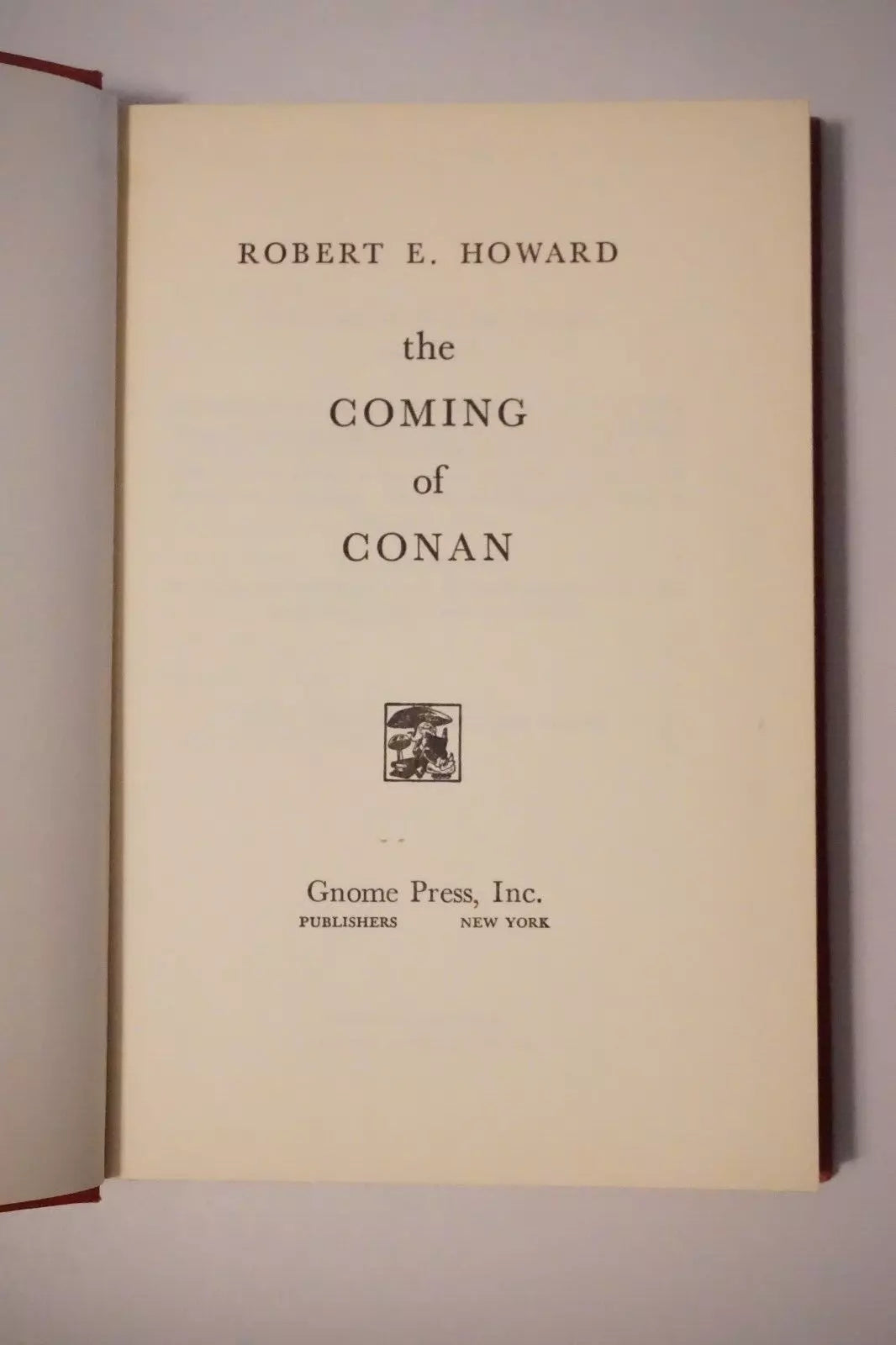 Collection of Five Gnome Press Conan The Barbarian by Robert E. Howard
