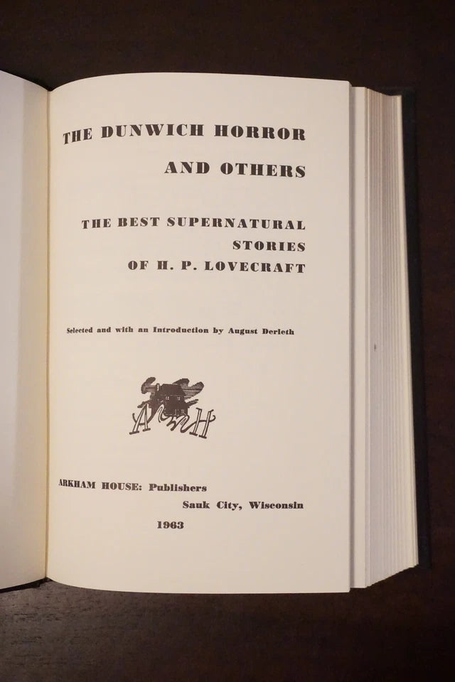 The Dunwich Horror by H.P. Lovecraft 1963 - 2nd State Jacket