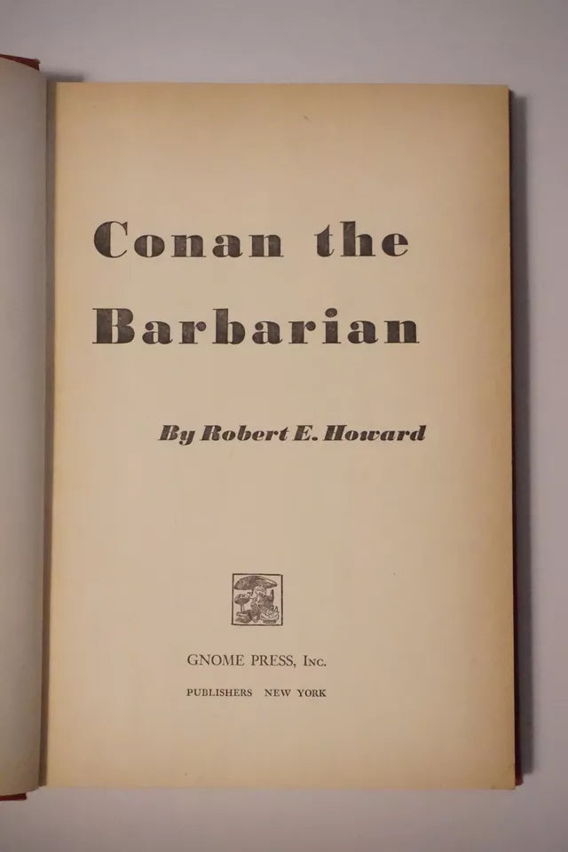 Collection of Five Gnome Press Conan The Barbarian by Robert E. Howard