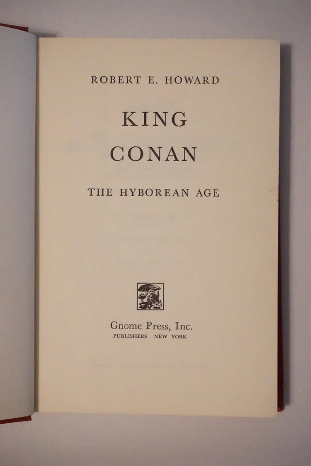 Collection of Five Gnome Press Conan The Barbarian by Robert E. Howard