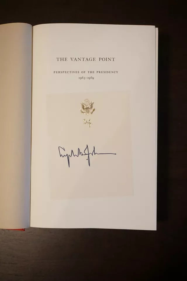 The Vantage Point by Lyndon Baines Johnson 1971 - Signed 1st Edition