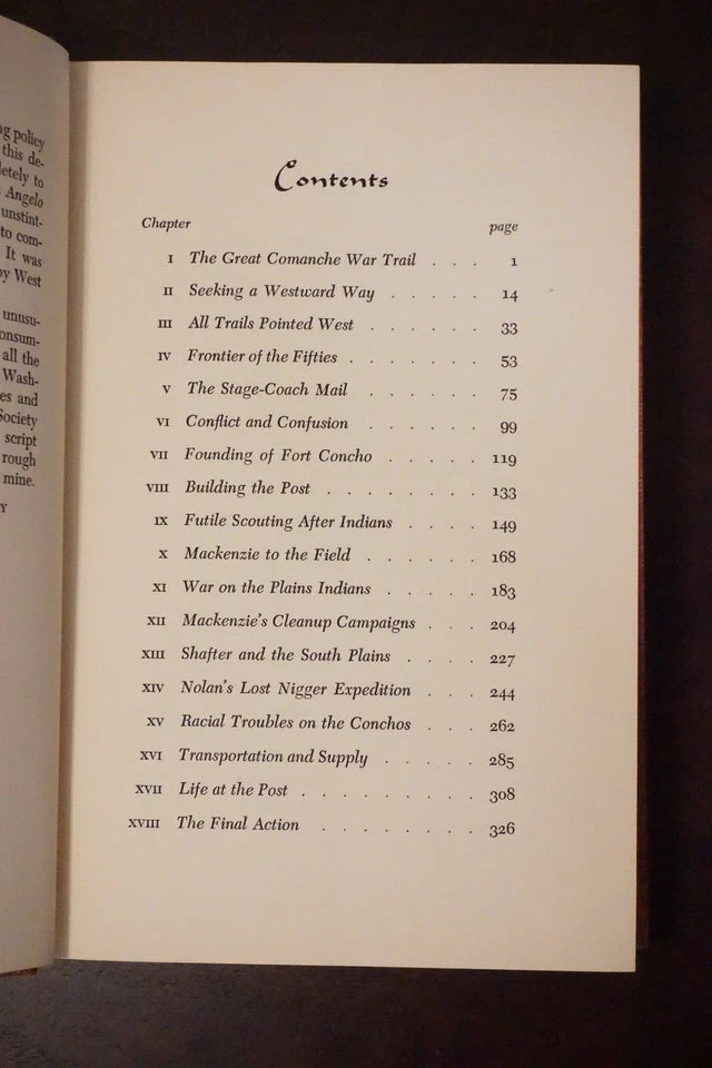 Fort Concho and the Texas Frontier by J. Evetts Haley 1952