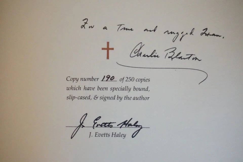 The Alamo Mission Bell by J. Evetts Haley 1974 - Signed Limited Edition