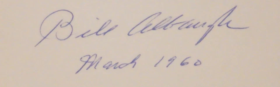 Tyler, Texas CSA by William A. Albaugh III 1958 - Signed