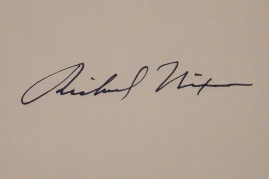 The Memoirs of Richard Nixon 1978 - Signed