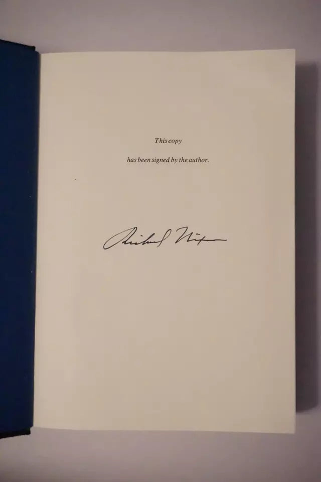 The Memoirs of Richard Nixon 1978 - Signed